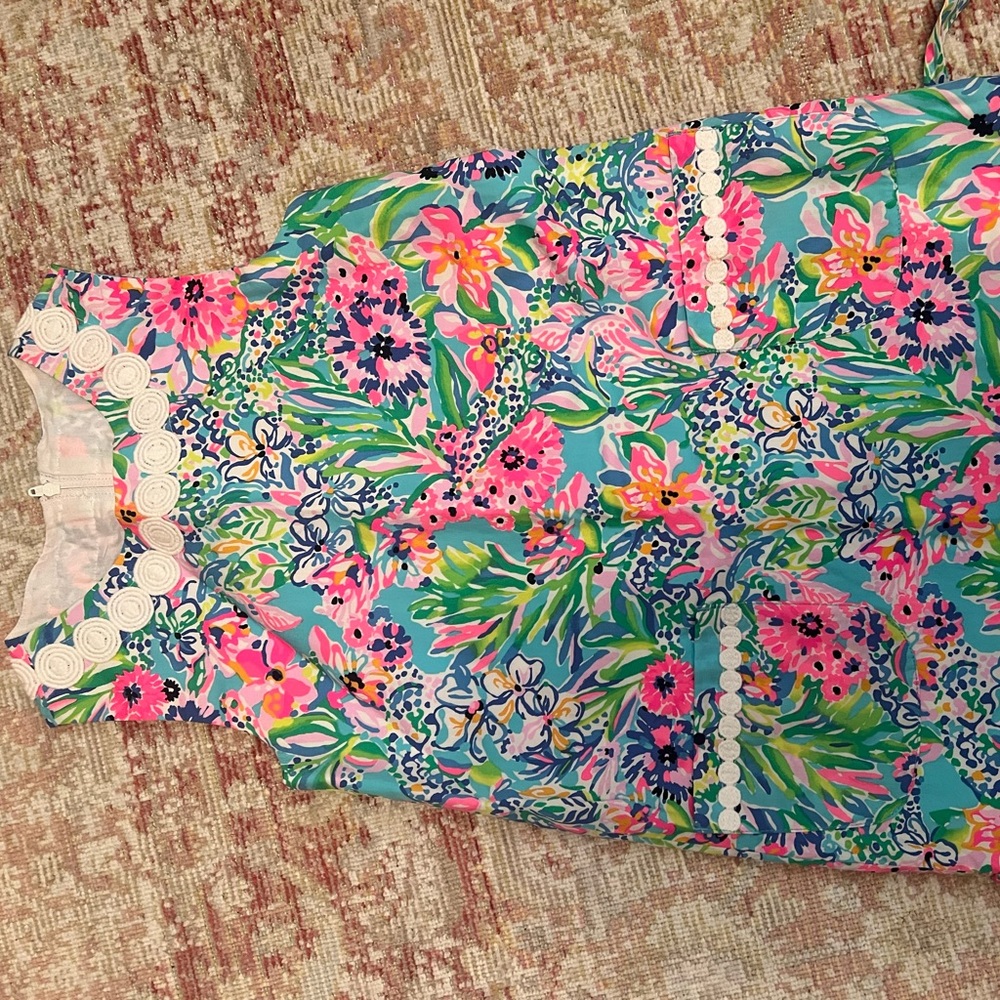 Lilly Pulitzer Pink and Gold Tag